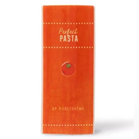 Target Perfect Pasta Ceramic Utensil Holder Cookbook Bullseye's Playground New - Picture 3 of 11